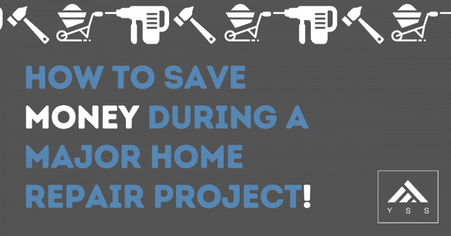 How to Save Money on Major Home Repairs text graphic