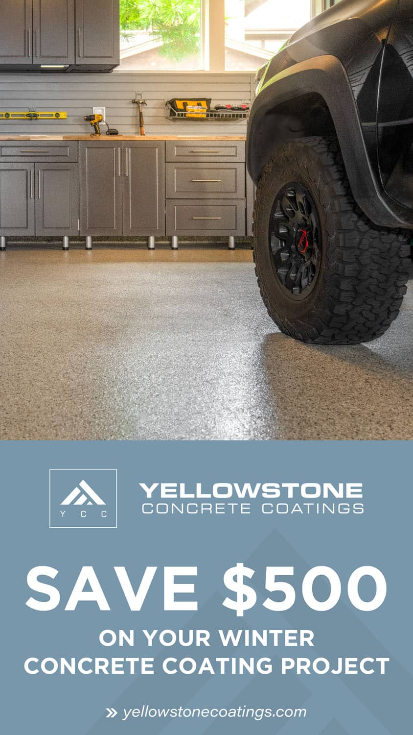 Save $500 on Concrete Coating